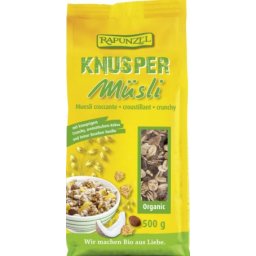 Musli crocant Eco/Bio 500 g Rapunzel