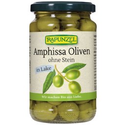 Masline amphissa verzi fara samburi in saramura bio 315g Rapunzel