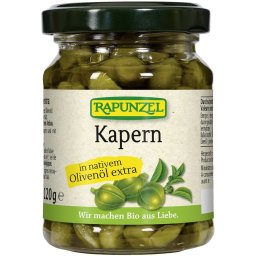 Capere in ulei de masline bio 120g Rapunzel