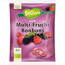 Bomboane cu fructe de padure bio 75g BIOdeta