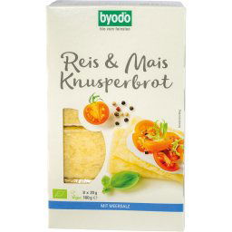 Paine crocanta cu orez si porumb fara gluten Byodo