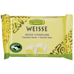 Ciocolata alba cristalino bio 100g Rapunzel