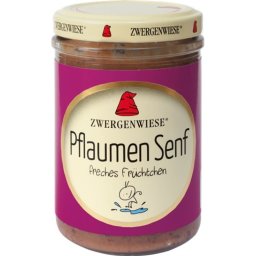 Mustar cu prune FARA GLUTEN Bio Zwergenwiese 160 ml