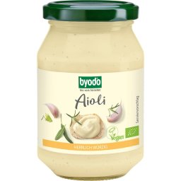 Aioli maioneza cu usturoi vegan bio Byodo