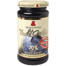 Gem de afine indulcit cu nectar de agave fara zahar bio 225g Zwergenwiese