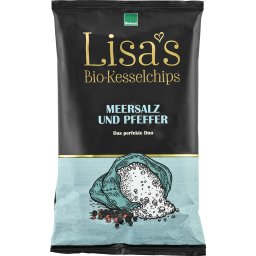 Chipsuri de cartofi cu sare de mare si piper Lisas