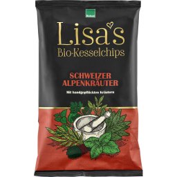 Chipsuri de cartofi cu ierburi din alpi Lisas