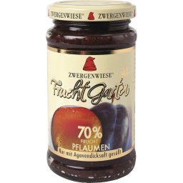 Gem de prune indulcit cu nectar de agave fara zahar bio 225g Zwergenwiese