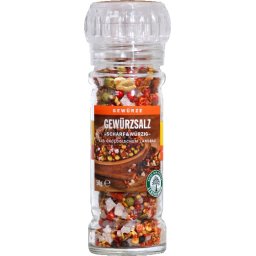 Sare de mare cu condimente picante in rasnita Eco/Bio 55 g Lebensbaum