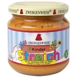 Pateu bio vegetal pentru copii indulcit cu suc de mere fara gluten Zwergenwiese