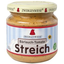 Pateu bio vegetal cu usturoi salbatic si tomate fara gluten Zwergenwiese