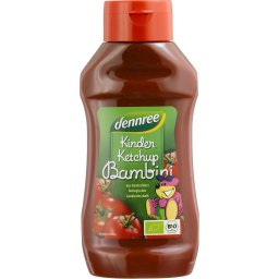 Ketchup pentru copii indulcit cu nectar de agave bio 500ml Dennree