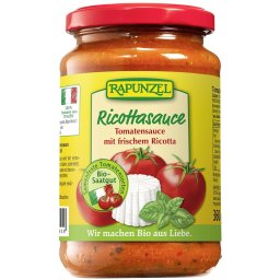Sos bio de tomate ricotta Rapunzel