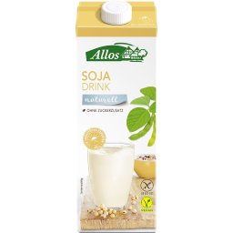 Bautura de soia fara gluten si lactoza bio 1l Allos