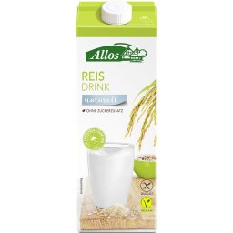 Bautura din orez fara gluten si lactoza bio 1l Allos