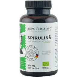 Spirulina 300 tablete bio 120g Republica bio