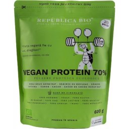 Vegan protein 70%, pulbere functionala bio 600g Republica bio