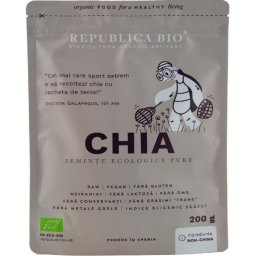 Chia seminte pure bio 200g Republica bio
