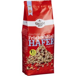 Musli cu ovaz si fructe fara gluten bio 450g BauckHof
