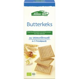 Biscuiti cu unt si miere bio 150g Allos