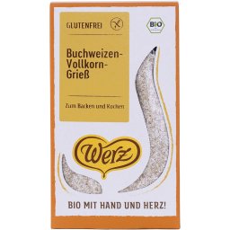 Gris de hrisca integrala fara gluten bio 250g Werz