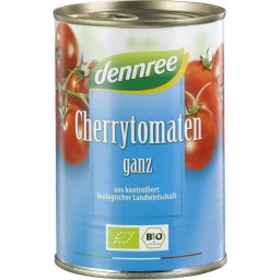 Rosii cherry intregi la doza bio 400g Dennree