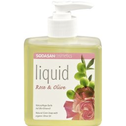 Sapun lichid cu trandafir si masline bio 300ml Sodasan