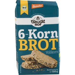 Mix de faina pentru paine integrala cu 6 cereale bio 500g BauckHof