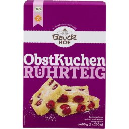 Mix de faina pentru prajitura cu fructe fara gluten bio 400g BauckHof