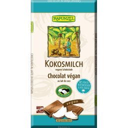 Ciocolata cu lapte de cocos bio 80g Rapunzel
