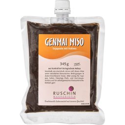 Pasta din soia si orez genmai miso nepasteurizata bio 345g Ruschin