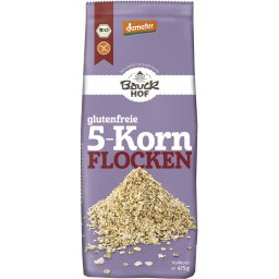 Fulgi din 5 cereale fara gluten bio 475g BauckHof