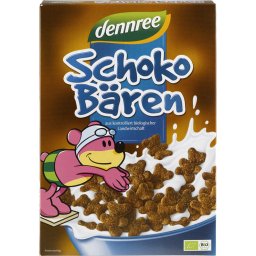 Cereale ursuleti de ciocolata bio 250g Dennree