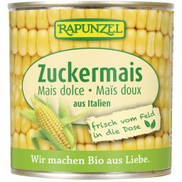 Porumb dulce in doza bio 160g Rapunzel