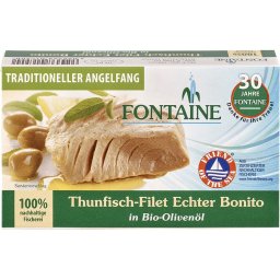 File de ton in ulei bio de masline 120g Fontaine