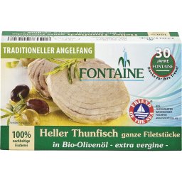 File de ton alb in ulei bio de masline 120g Fontaine