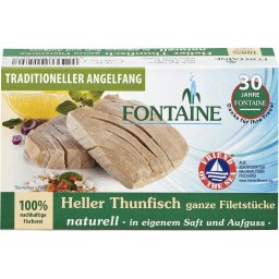 File de ton alb natur 120g Fontaine