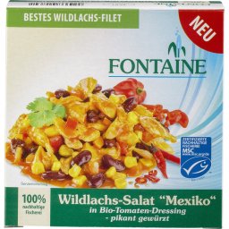 Salata mexicana cu somon salbatic 200g Fontaine