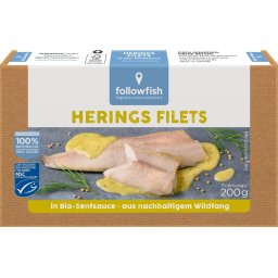 File de hering in sos de mustar 200g Followfish