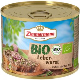Pate de ficat fara gluten bio 200g Zimmermann