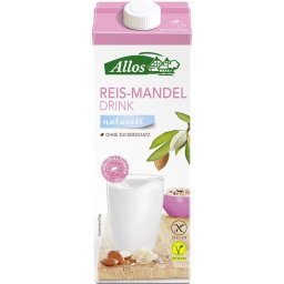 Bautura de orez cu migdale fara gluten si lactoza bio 1l Allos