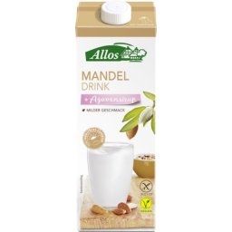 Bautura de migdale cu sirop de agave FARA GLUTEN Bio Allos 1 L