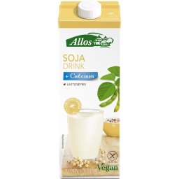 Bautura de soia bio cu calciu fara gluten si lactoza Allos