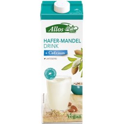 Bautura neindulcita de ovaz cu migdale fara lactoza bio 1l Allos