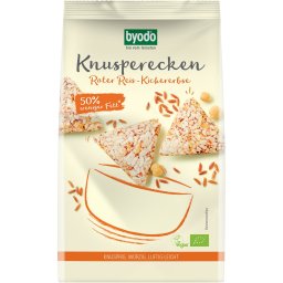Mini crackers din orez rosu si naut fara gluten Byodo