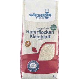 Fulgi mici de ovaz integrali FARA GLUTEN Bio Spielberger 475 g
