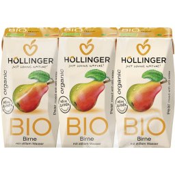 Suc de pere fara zahar bio 600ml Hollinger