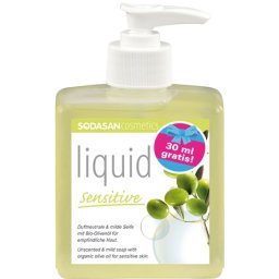 Sapun lichid bio pentru ingrijire naturala sensitiv Sodasan