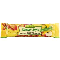 Baton cu fructe banana si mar bio 40g Rapunzel