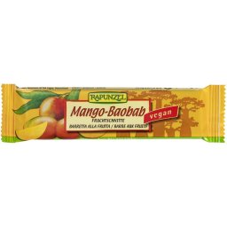 Baton de fructe cu mango si baobab bio 40g Rapunzel